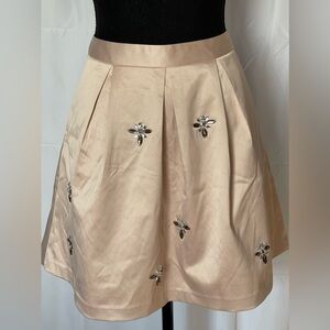 THE LIMITED mini skirt, size M, nude/ tan color